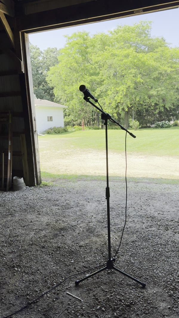 Stage mic setup